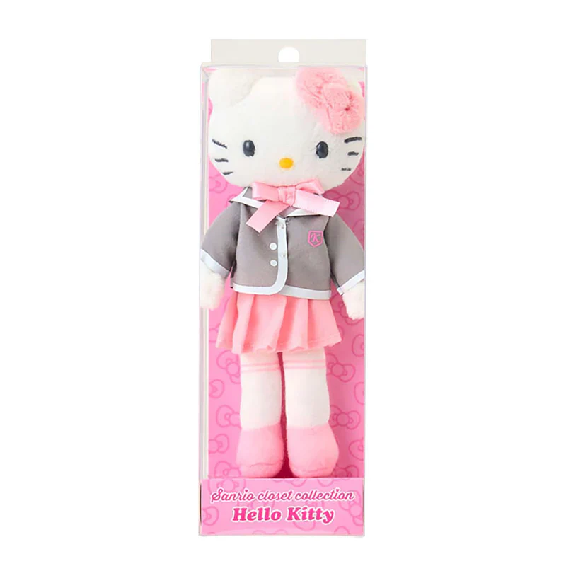 Hello Kitty Sanrio Closet Collection Keychain with Mascot (Uniform Style 1) - Image 3
