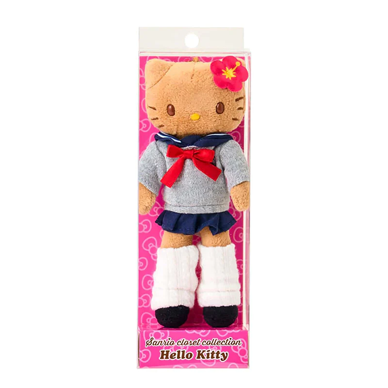 Hello Kitty Sanrio Closet Collection Keychain with Mascot (Uniform Style 2) - Image 3