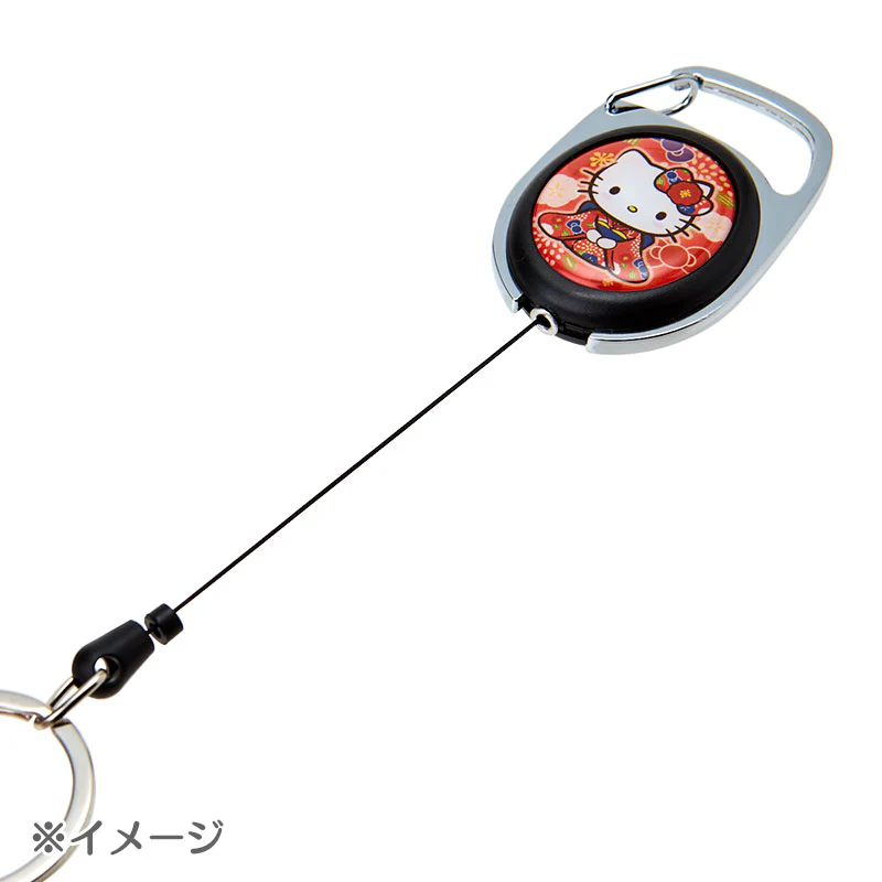 Hello Kitty Pink Kimono Key Reel - Image 3