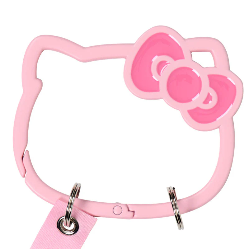 I Love Hello Kitty Pink Carabiner Keyring - Image 3