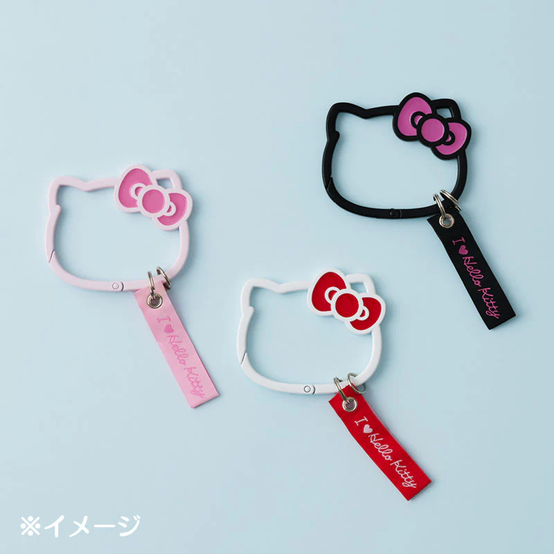I Love Hello Kitty Pink Carabiner Keyring - Image 5