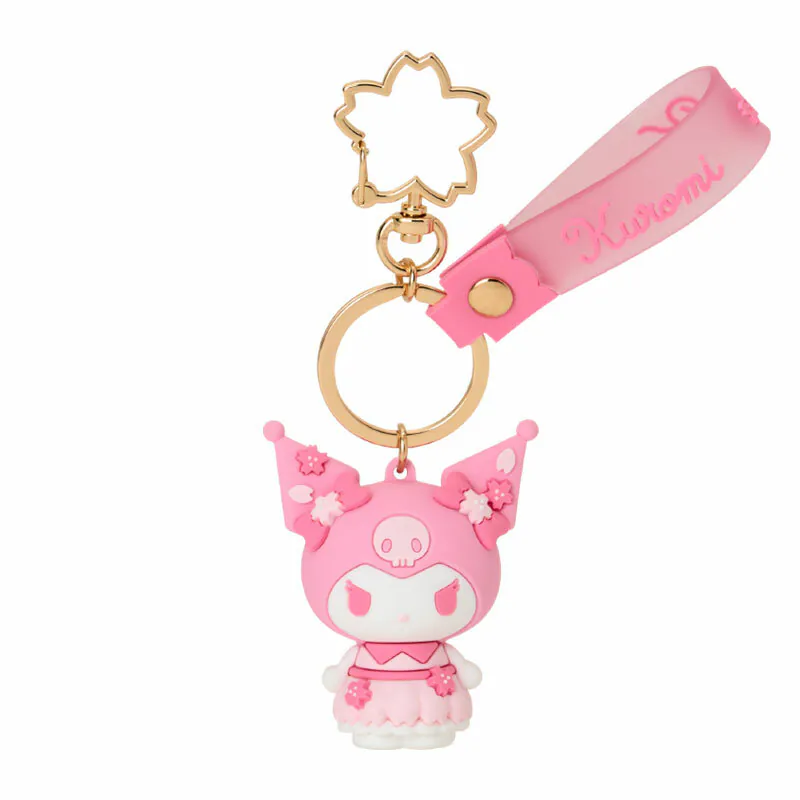 Kuromi Sakura Key Ring