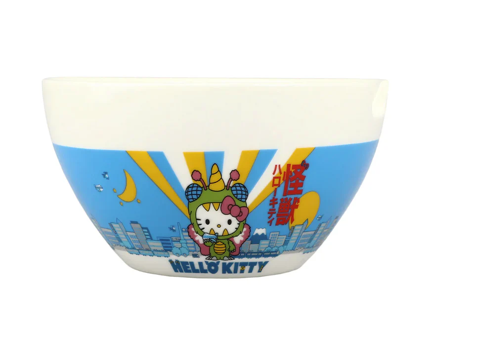 Hello Kitty Kaiju Ramen Bowl with Chopsticks - Image 3