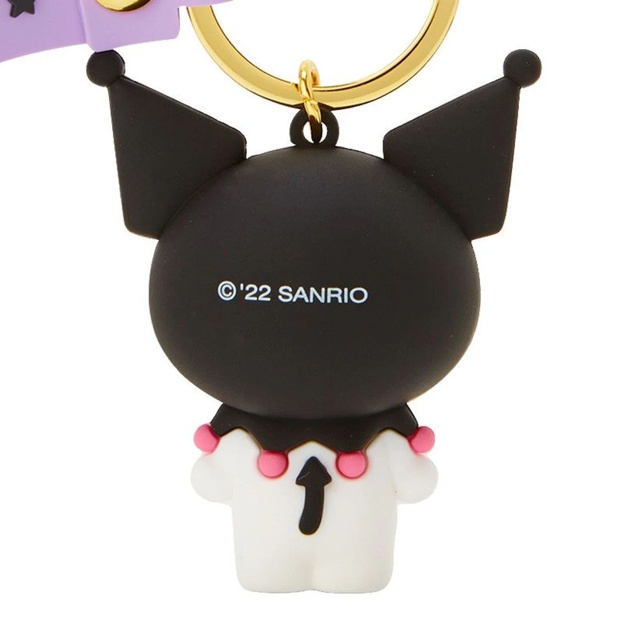 Kuromi Keyring with Plastic Mascot - Image 4