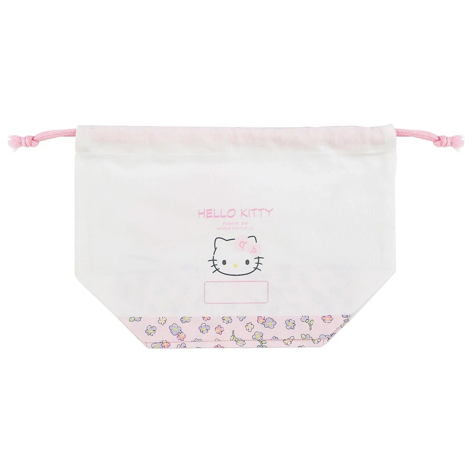 Sanrio Characters Lunch Drawstring Bag WH - Image 3