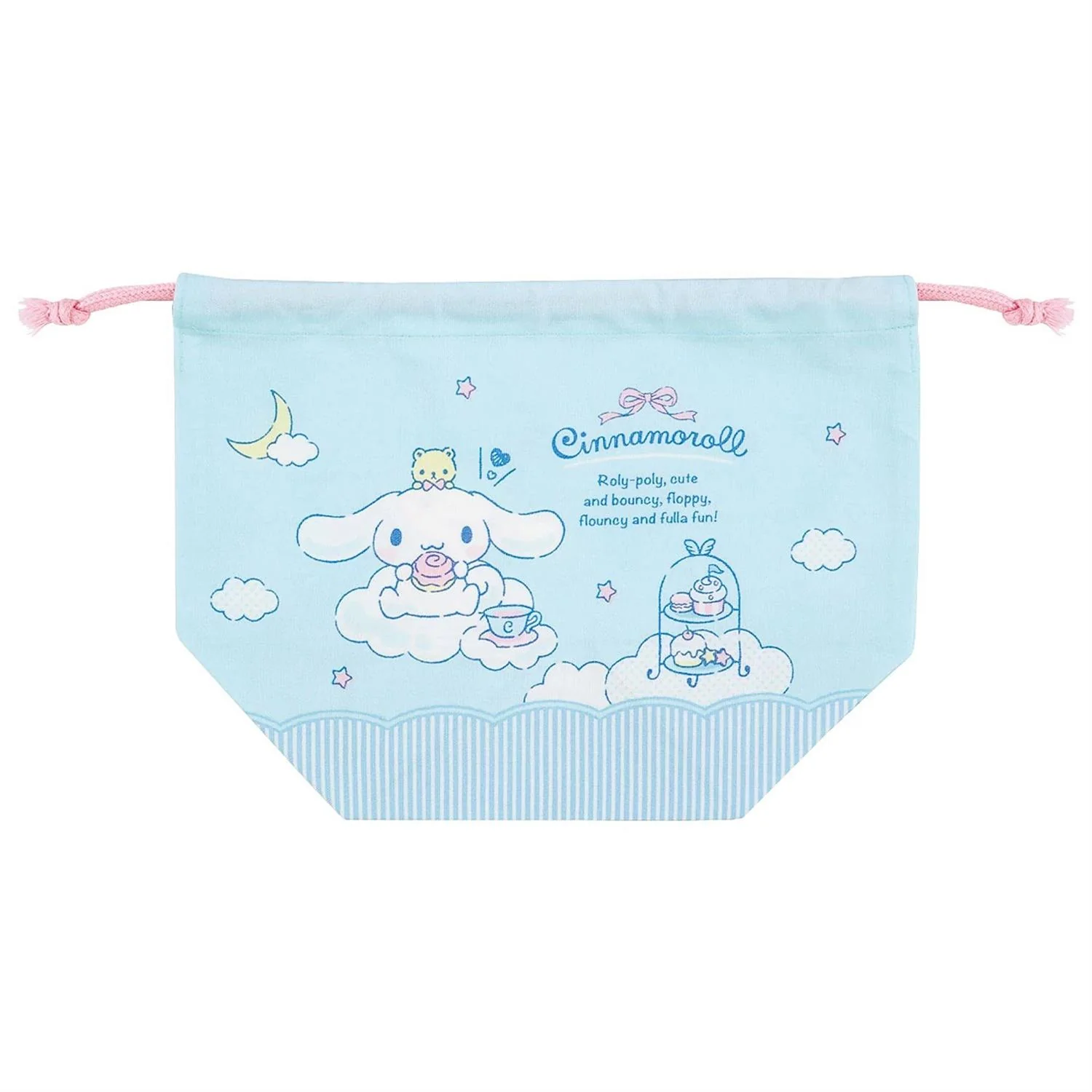 Sanrio Characters Lunch Drawstring Bag WH - Image 7