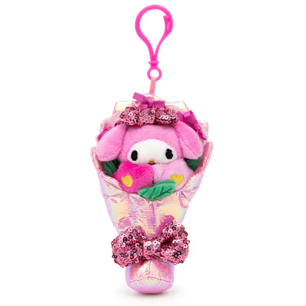 My Melody Flower Bouquet Mascot Clip On