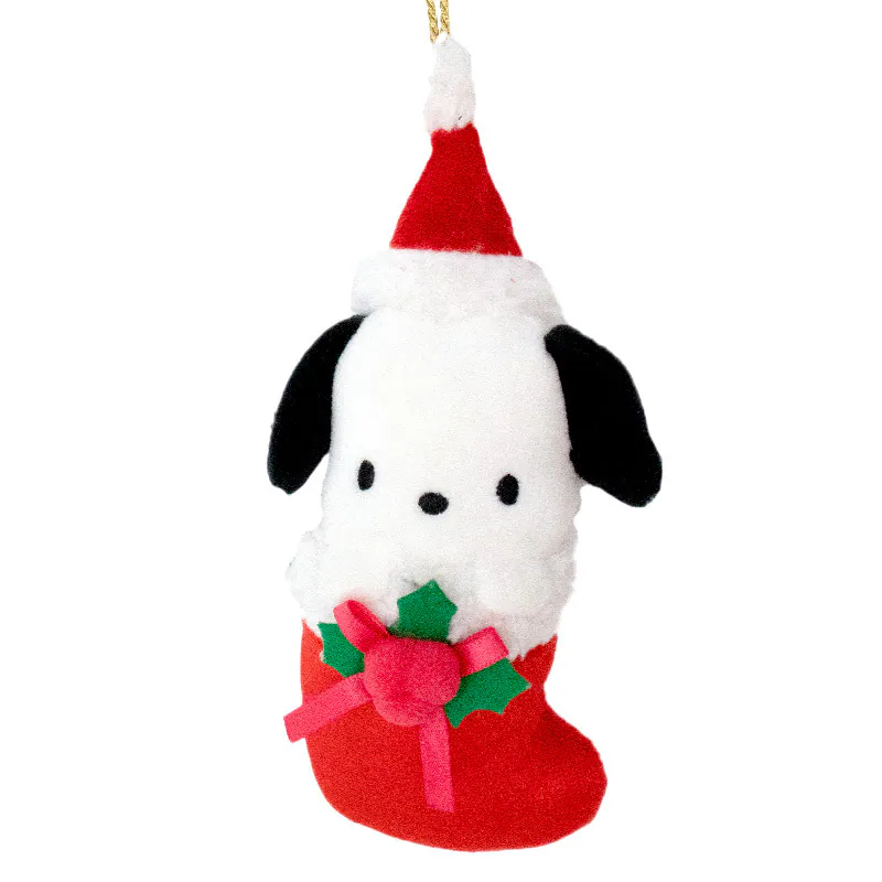 Pochacco Christmas Stocking Mascot Ornament - Image 3