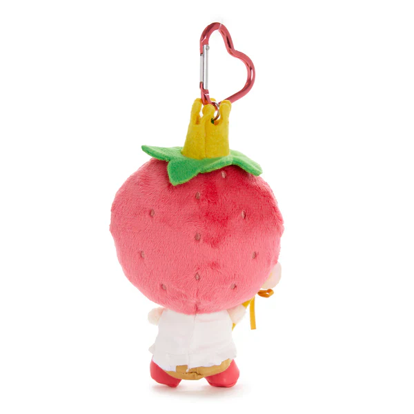 Strawberry King Strawberry News Mascot Clip On - Image 2