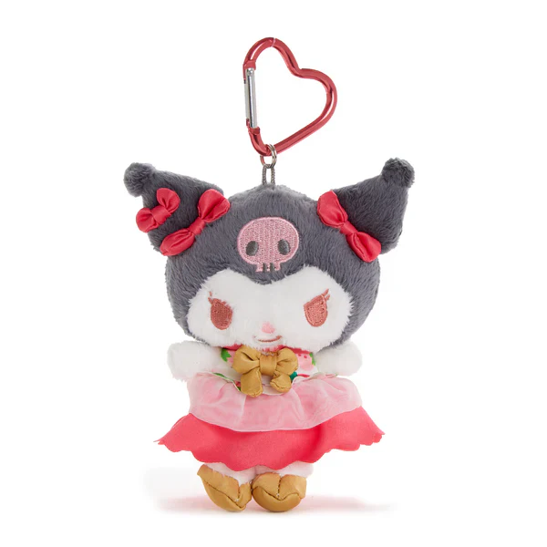 Kuromi Strawberry News Mascot Clip On