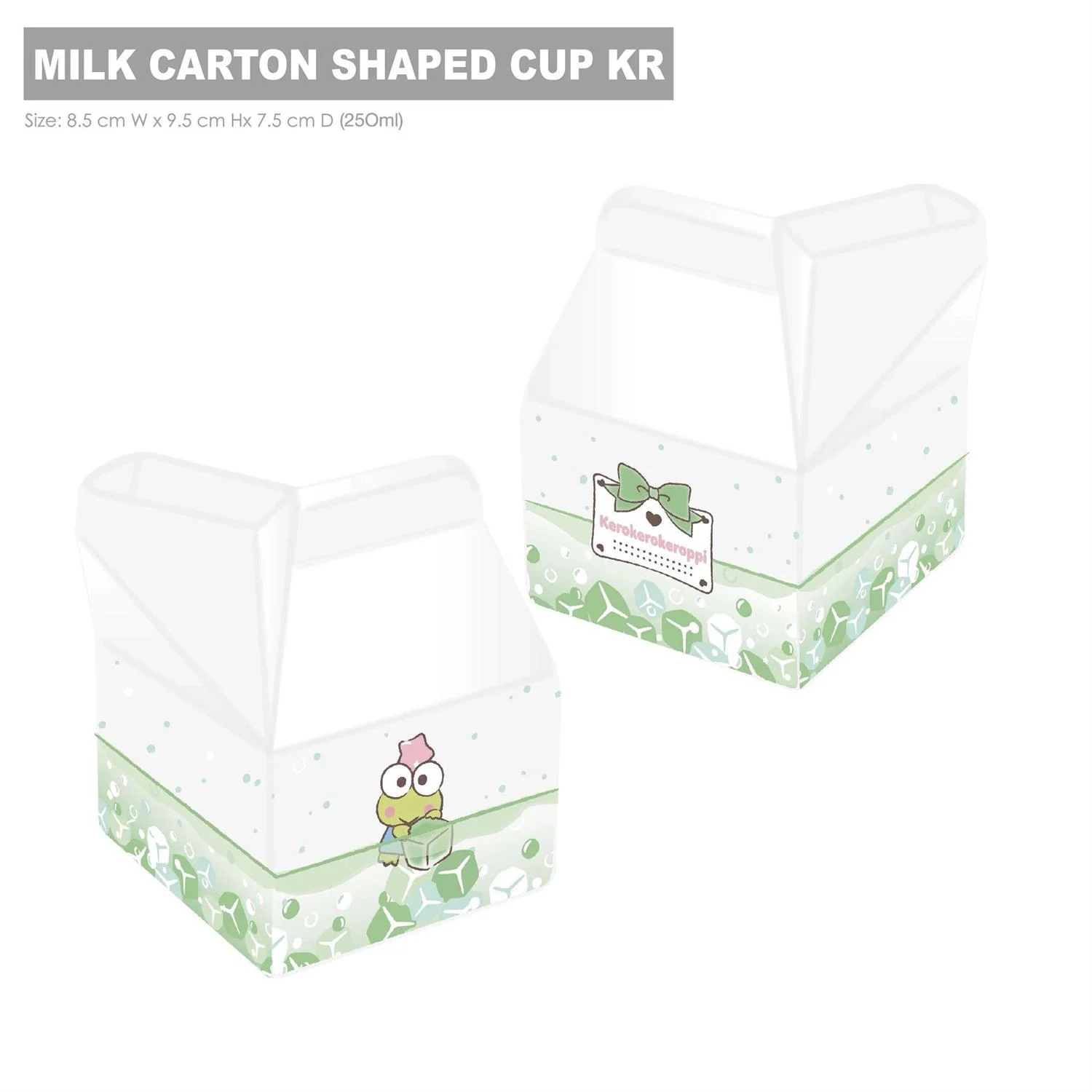 Sanrio Characters Milk Carton Shaped Glass - Image 7