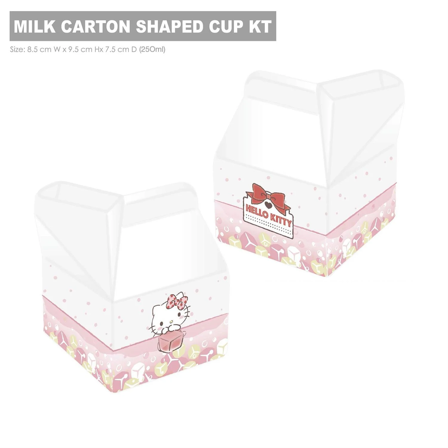 Sanrio Characters Milk Carton Shaped Glass - Image 9