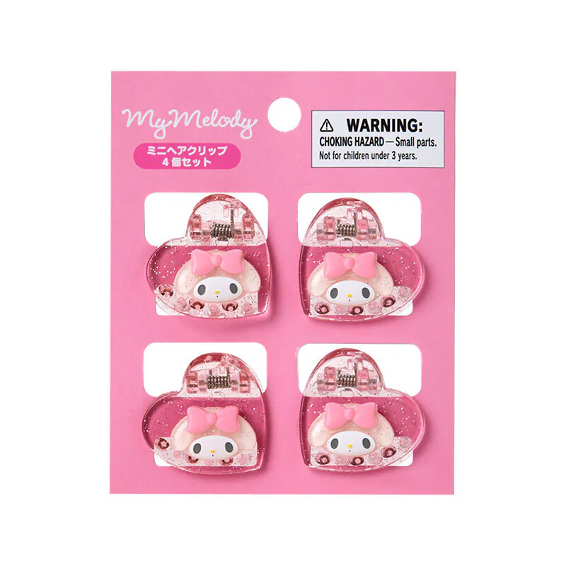 My Melody Metallic Mini Hair Clip Set