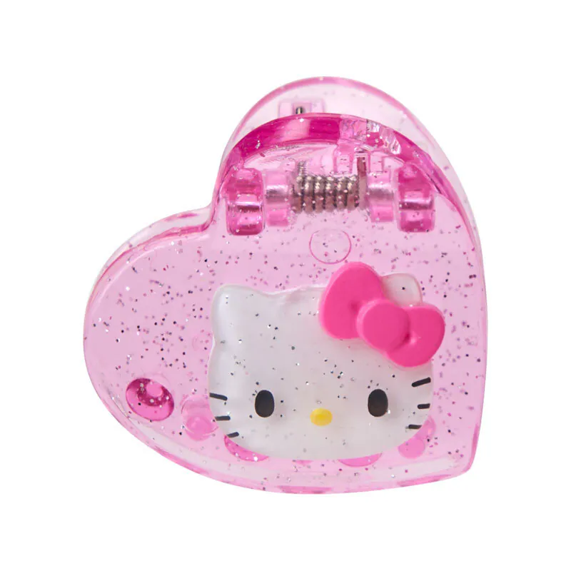 Hello Kitty Pink Metallic Mini Hair Clip Set - Image 3