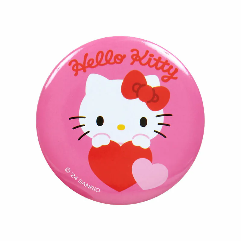 Sanrio Characters Big Heart Mini Pouch and Pin Set - Image 4