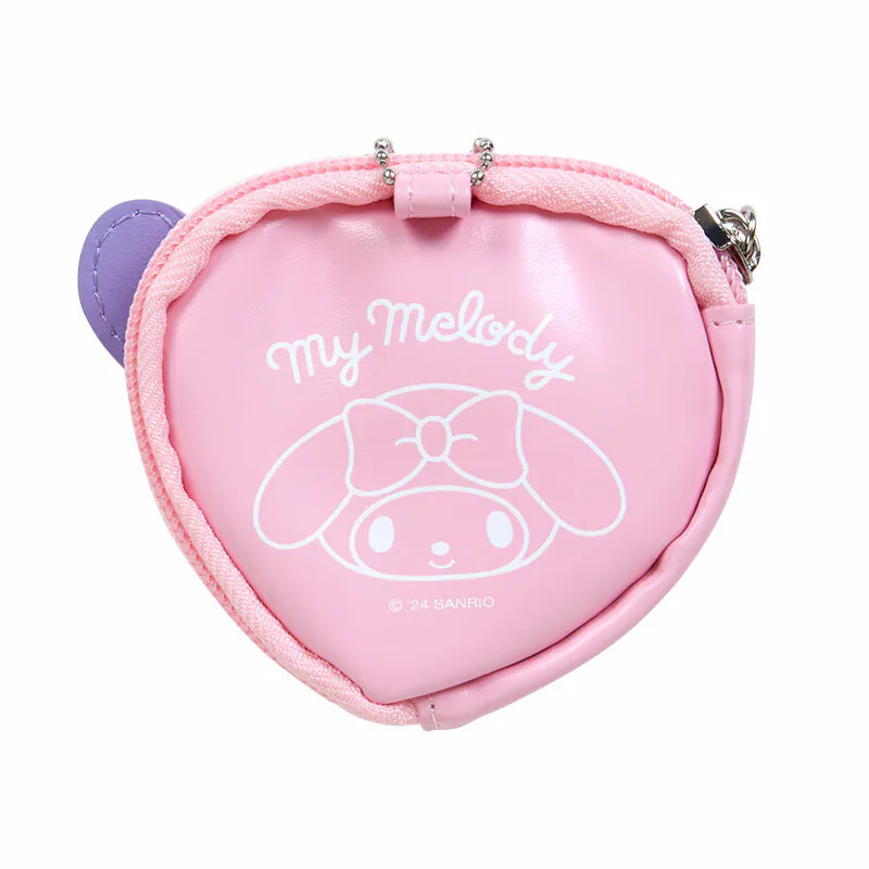 Sanrio Characters Big Heart Mini Pouch and Pin Set - Image 6