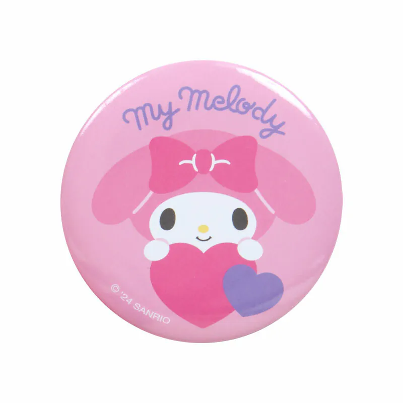 Sanrio Characters Big Heart Mini Pouch and Pin Set - Image 7