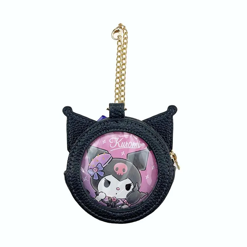 Kuromi Bow Mirror with Pouch - Image 2