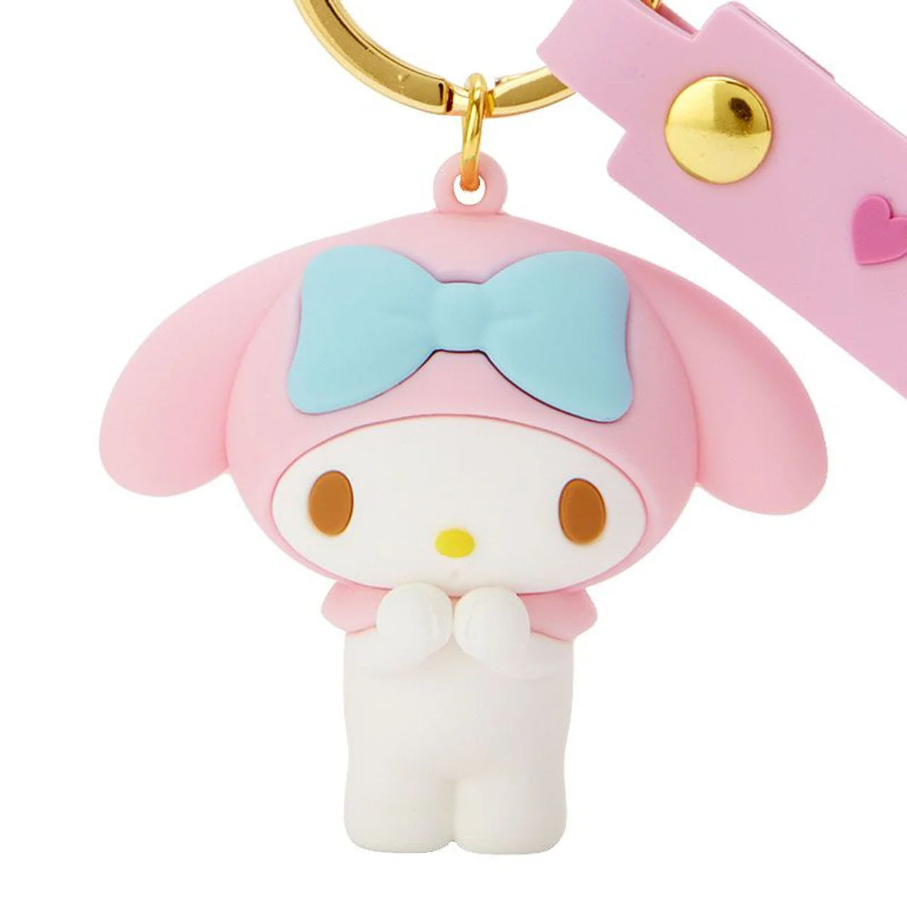 My Melody Keyring with Plastic Mascot - Image 3
