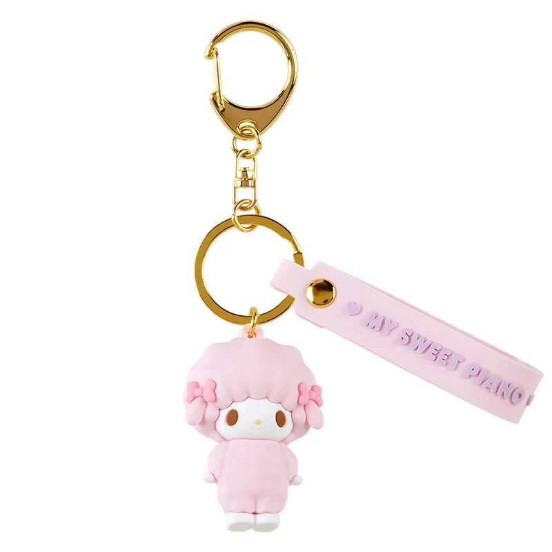 My Sweet Piano Keyring with Plastic Mascot
