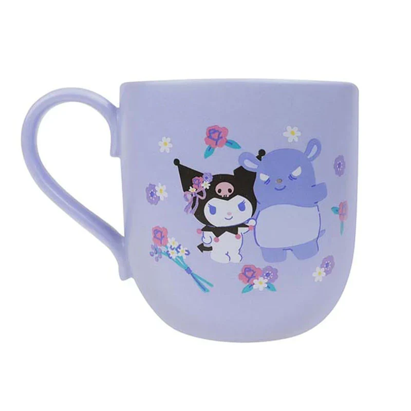Kuromi & Baku Charming Floral Mug - Image 2