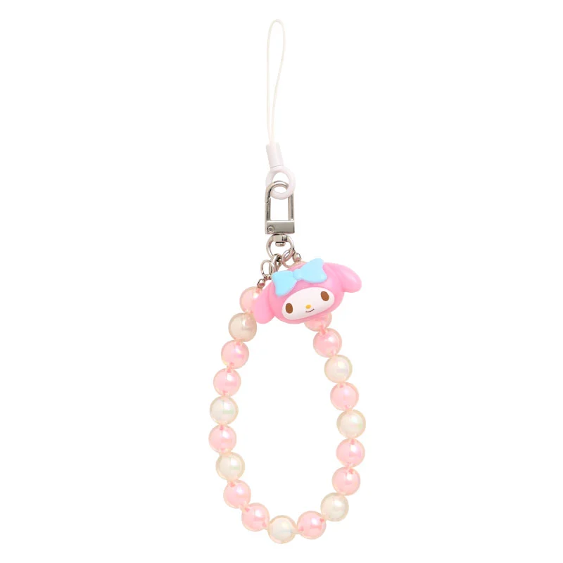 My Melody Beads Hand Strap Phone Charm