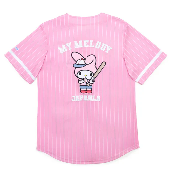 My Melody x JapanLA Pastel Baseball Jersey - Image 2