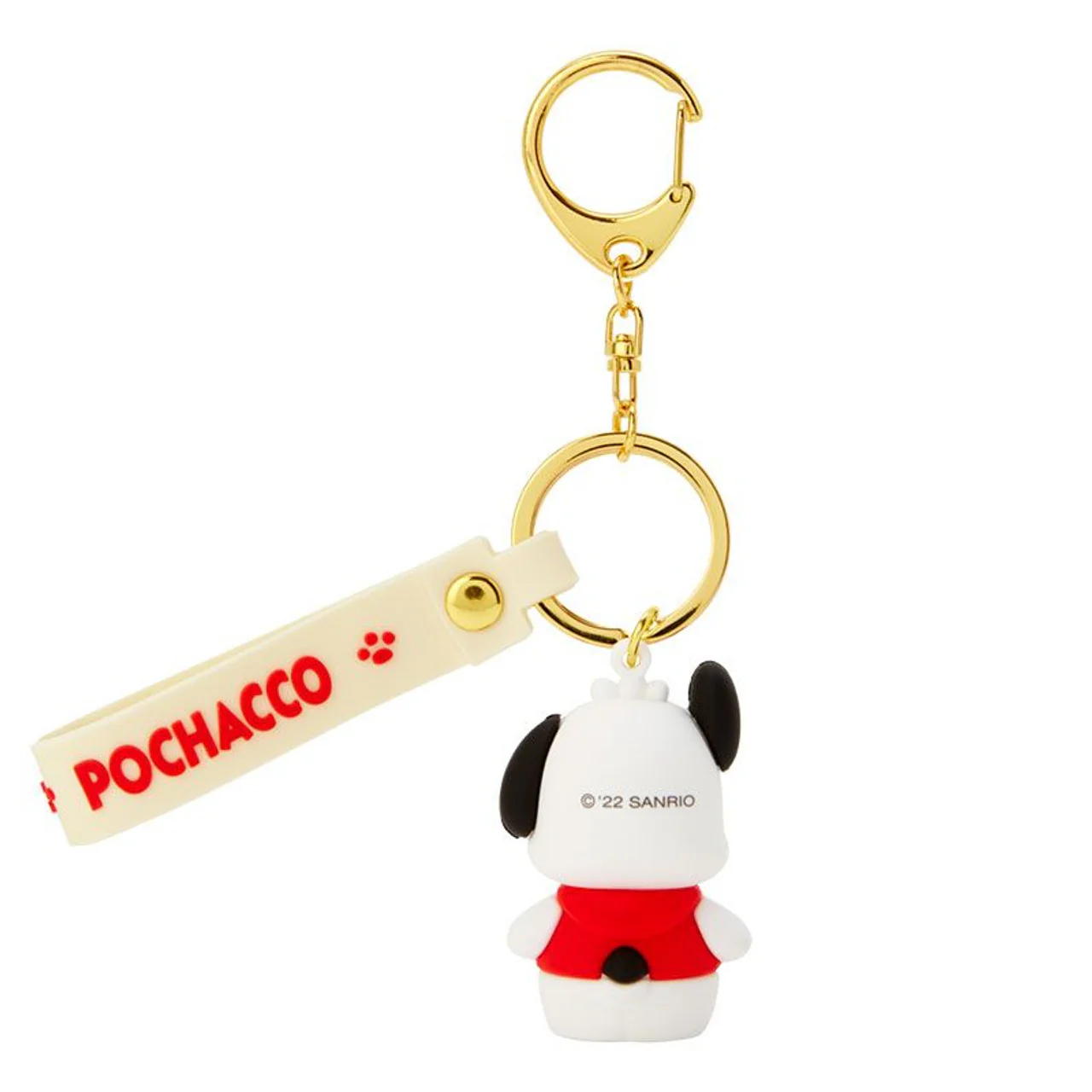 Pochacco Keyring with Plastic Mascot - Image 2