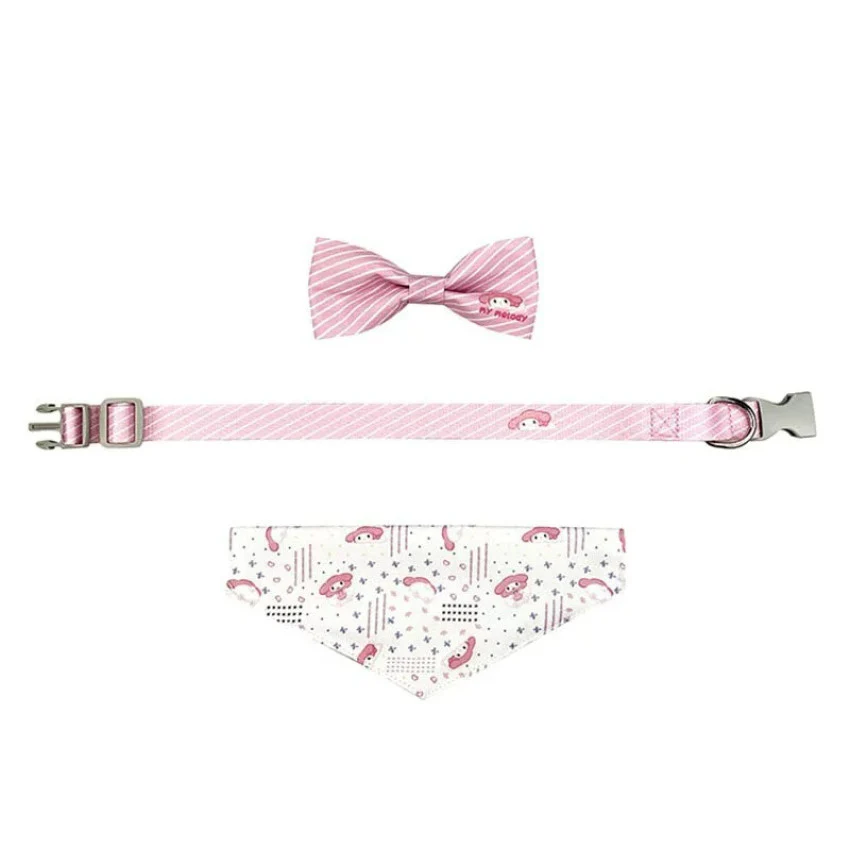 Pet Collar with Scarf and Bowtie - Image 3