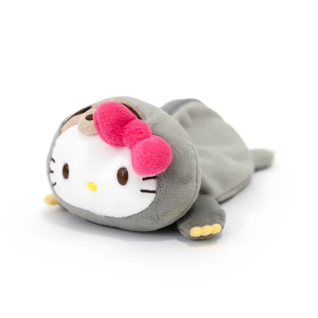 Hello Kitty Tropical Animal Sloth Plush Zipper Pouch