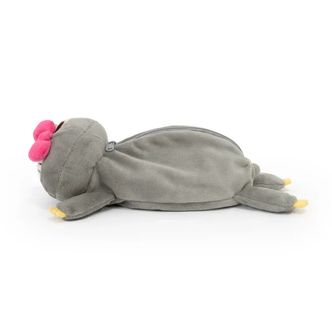 Hello Kitty Tropical Animal Sloth Plush Zipper Pouch - Image 2