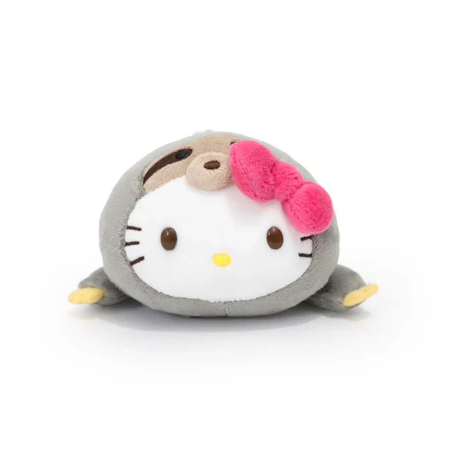 Hello Kitty Tropical Animal Sloth Plush Zipper Pouch - Image 3
