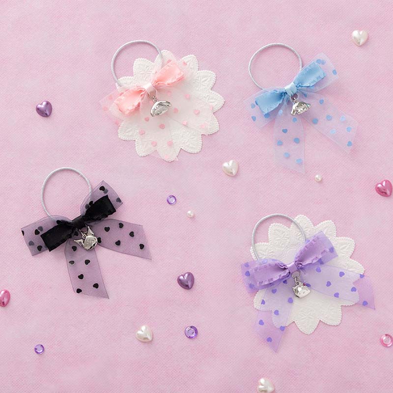 Sanrio Characters Organdy Bow Ponytail Holder - Image 2