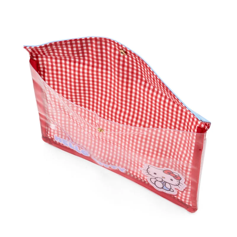 Hello Kitty Checkered PVC Flat Case - Image 3