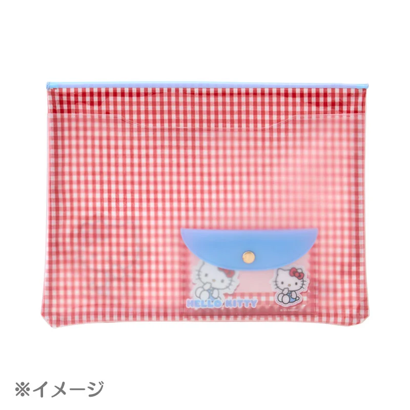 Hello Kitty Checkered PVC Flat Case - Image 6