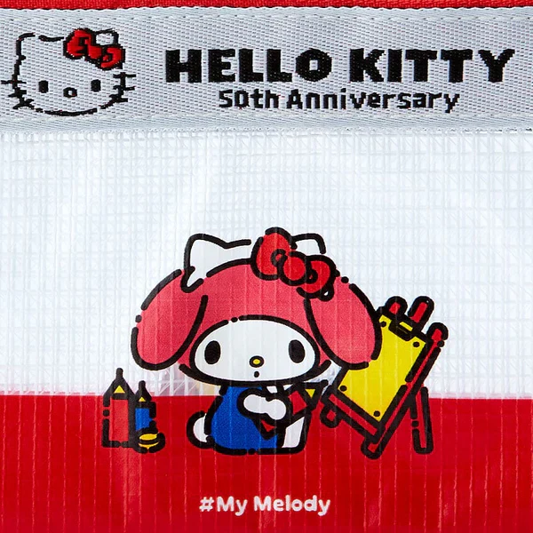 Sanrio Characters 50th Anniversary Hello, Everyone! Mini Flat Pouch - Image 10