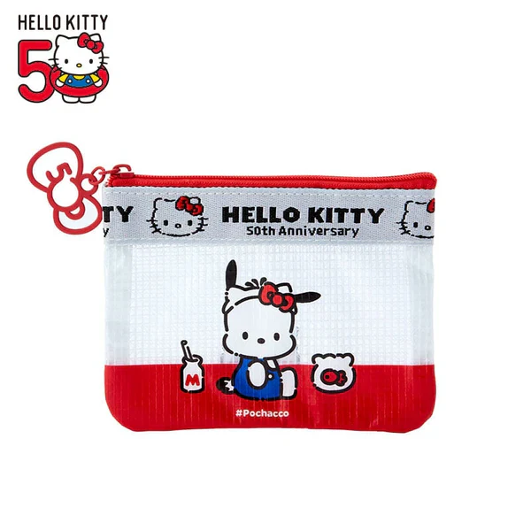 Sanrio Characters 50th Anniversary Hello, Everyone! Mini Flat Pouch - Image 28