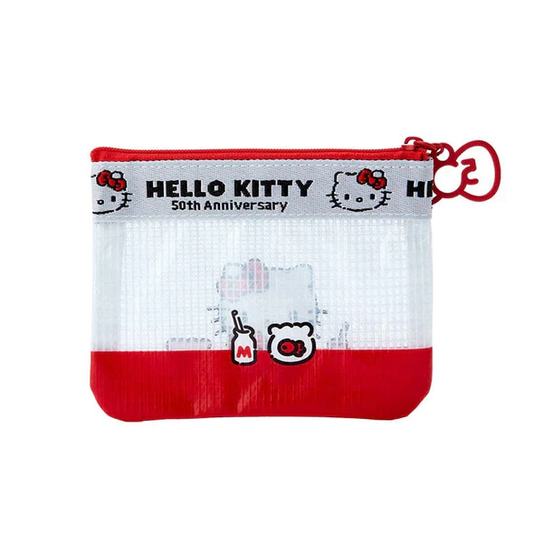 Sanrio Characters 50th Anniversary Hello, Everyone! Mini Flat Pouch - Image 3