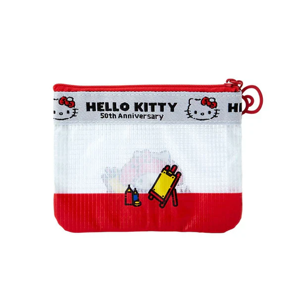 Sanrio Characters 50th Anniversary Hello, Everyone! Mini Flat Pouch - Image 9