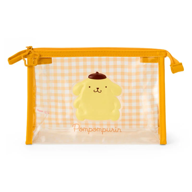 Pompompurin Gingham PVC Pouch