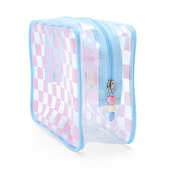 Sanrio Characters Pastel Check Clear Zipper Pouch - Image 2