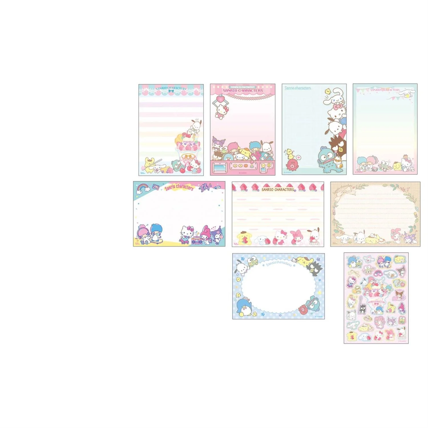 Sanrio Characters 8-Design Memo Pad - Image 13