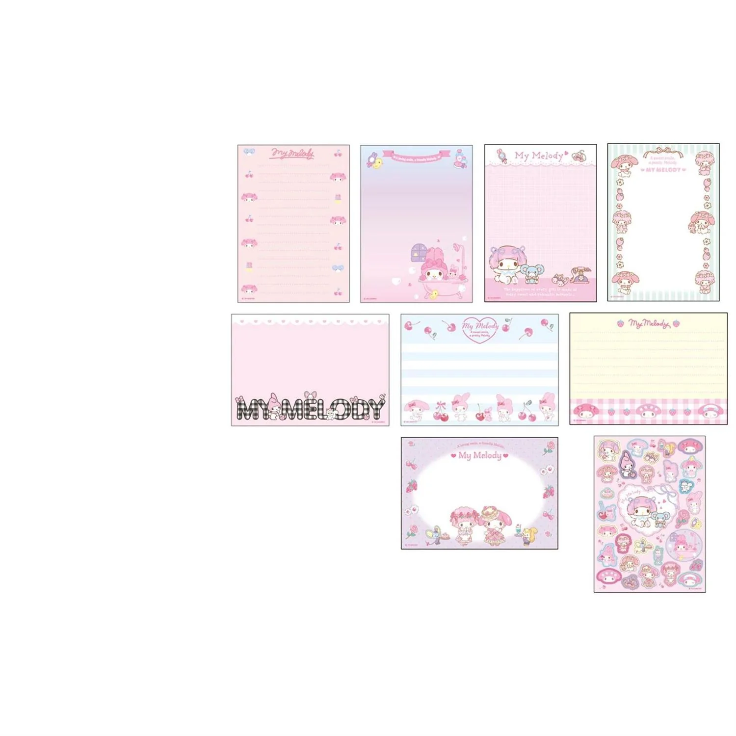 Sanrio Characters 8-Design Memo Pad - Image 5