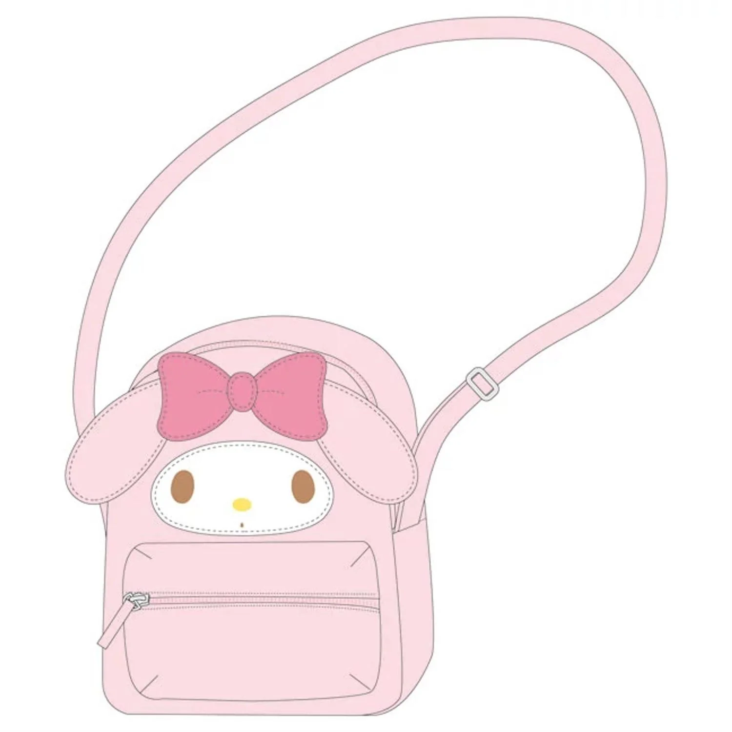 Sanrio Characters Face Shoulder Bag - Image 3
