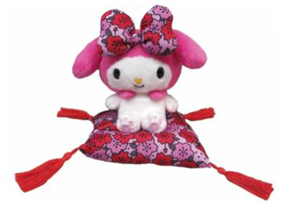 My Melody Hanafuda Sitting Plush