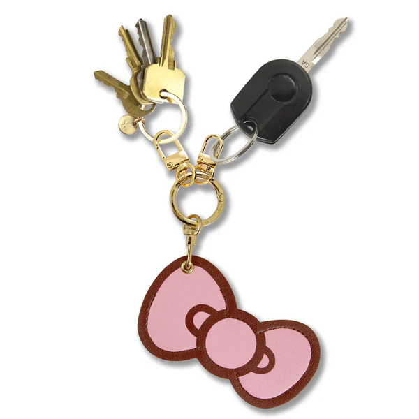 Sonix x Sanrio Hello Kitty Pink Bows AirTag Keychain- Bow - Image 2