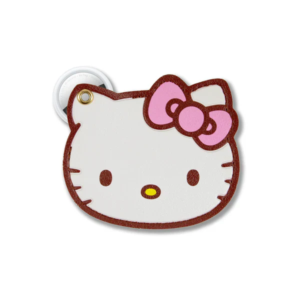 Sonix x Sanrio Hello Kitty Pink Bows AirTag Keychain- Face - Image 3