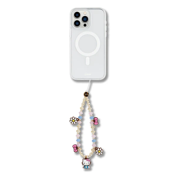 Sonix x Sanrio Hello Kitty Pink Bows Beaded Phone Charm - Image 3