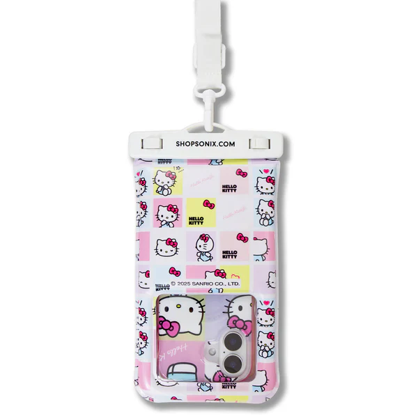 Sonix x Sanrio Waterproof Phone Pouch- Hello Kitty Grid - Image 2