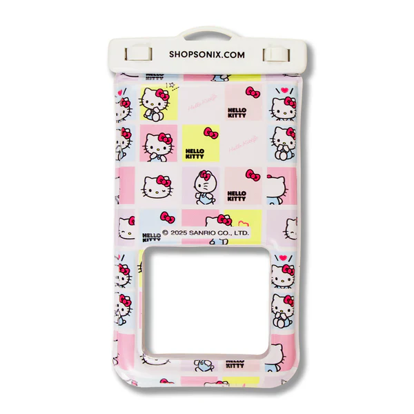 Sonix x Sanrio Waterproof Phone Pouch- Hello Kitty Grid - Image 4